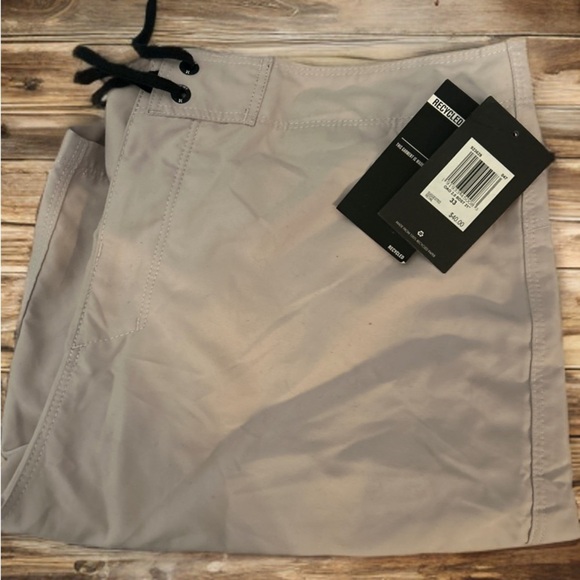 Hurley Tan Quick-Dry Board Shorts with Drawstring Waistband - Picture 2 of 2